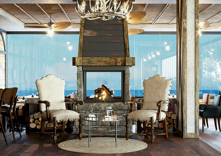 GANSO restoran dekorasyonu