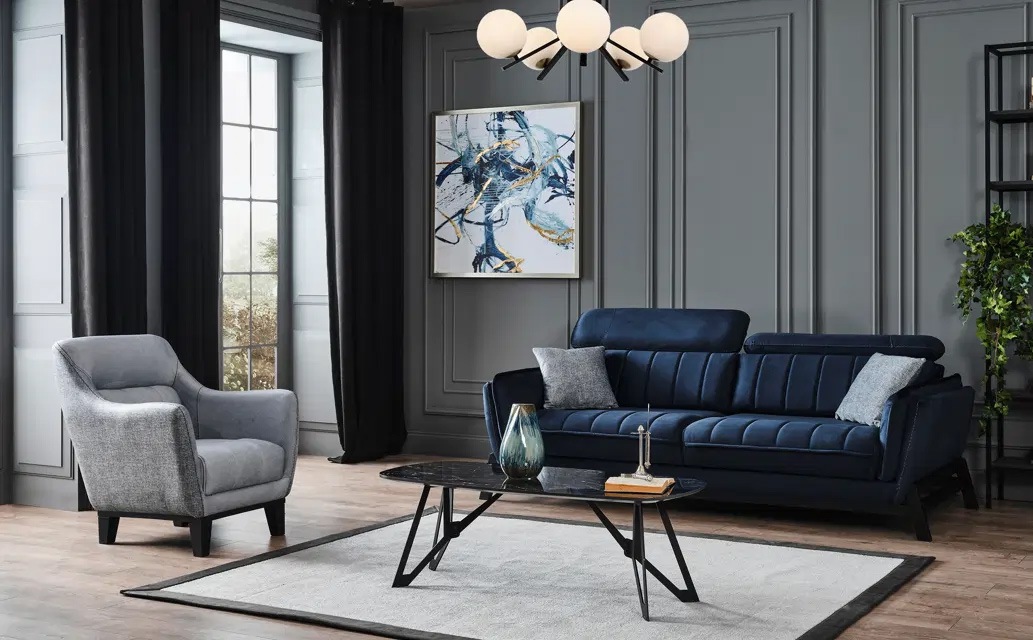 Lüks Oturma Odası Tasarımı: Modern Tarz ve Benzersiz Dokunuşlar